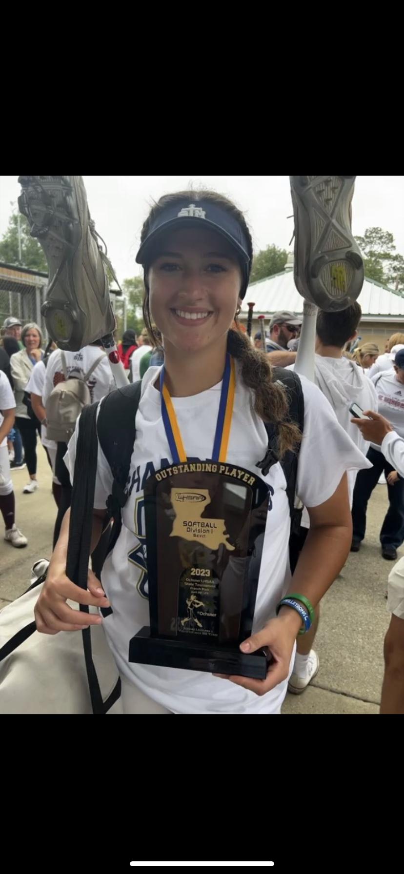St. Thomas More's Shyanne Irvin was named the Most Outstanding Player following her team's Division I select championship win on April 29, 2023. 